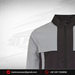 McLaren F1 Night Race Nylon Bomber Jacket - Gray