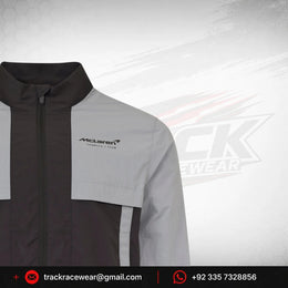 McLaren F1 Night Race Nylon Bomber Jacket - Gray