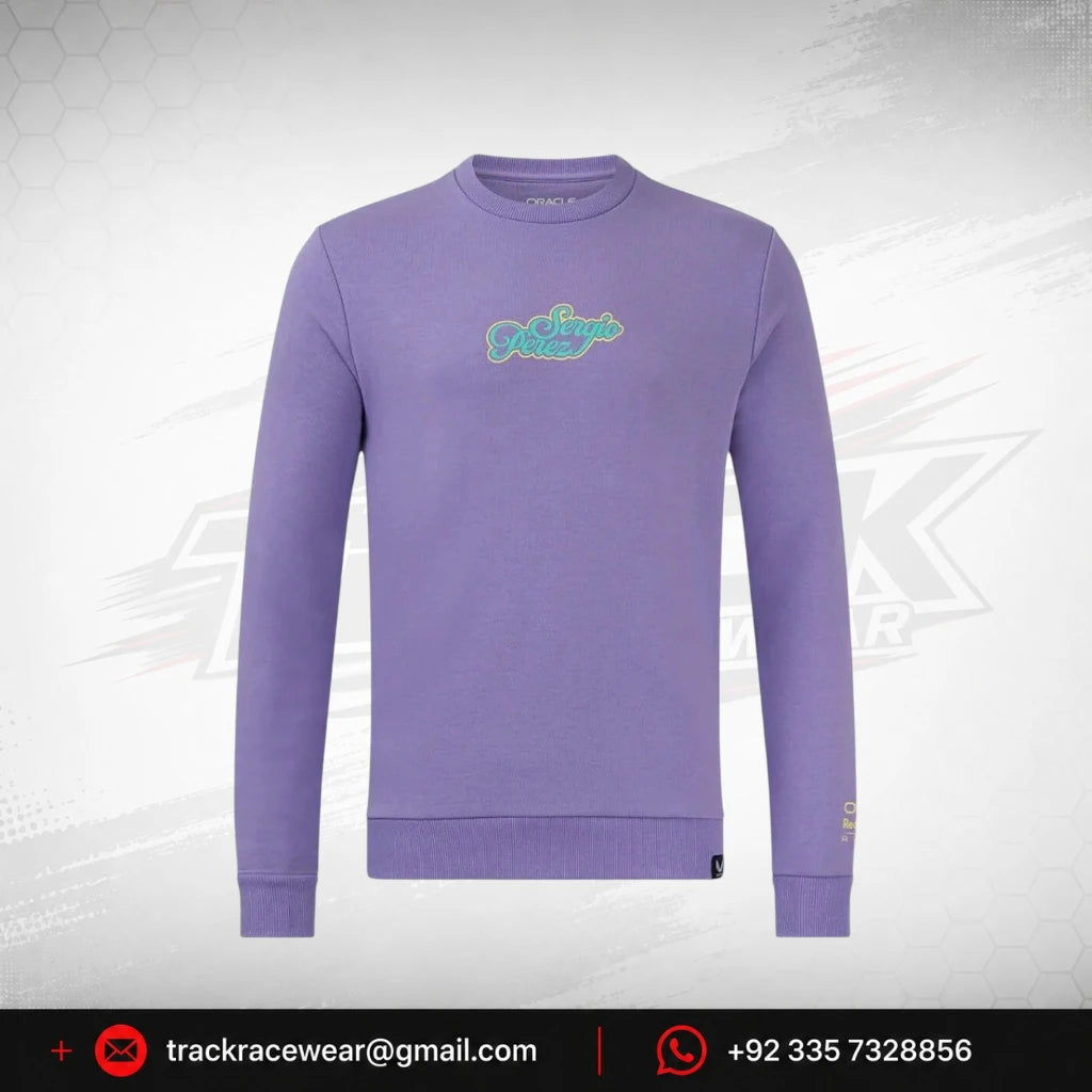 Red Bull Racing F1 Sergio "Checo" Perez Special Edition Mexico GP Sweatshirt- Purple