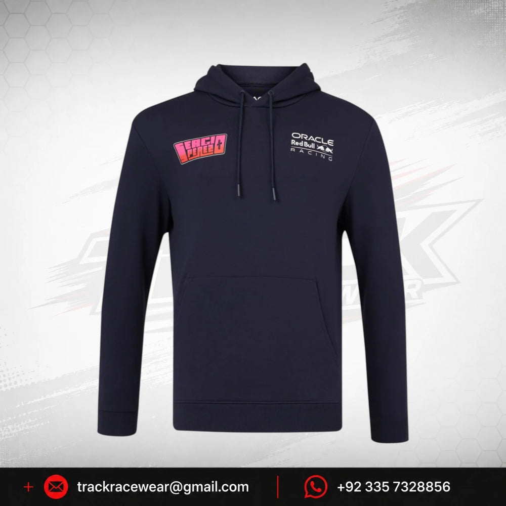 Red Bull Racing F1 Sergio "Checo" Perez Special Edition Mexico GP Hoodie -Navy