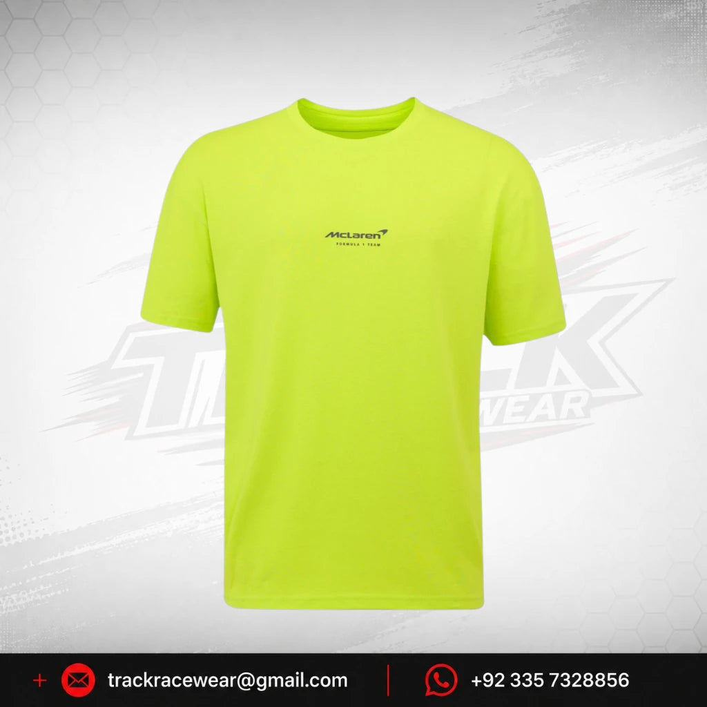McLaren F1 Night Race Graphic T-Shirt - Phantom/Evening Primrose