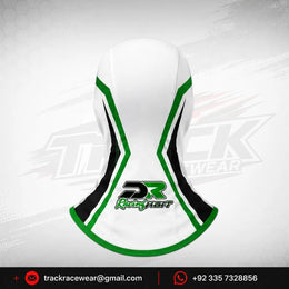 DR Racing Kart Balaclava Green White