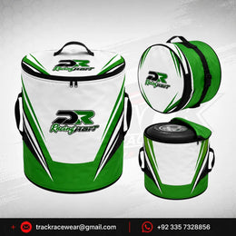 DR Racing Kart Green White Racing Gear Bag