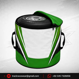 DR Racing Kart Green White Racing Gear Bag