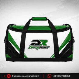 DR Racing Kart Green White Gear Bag