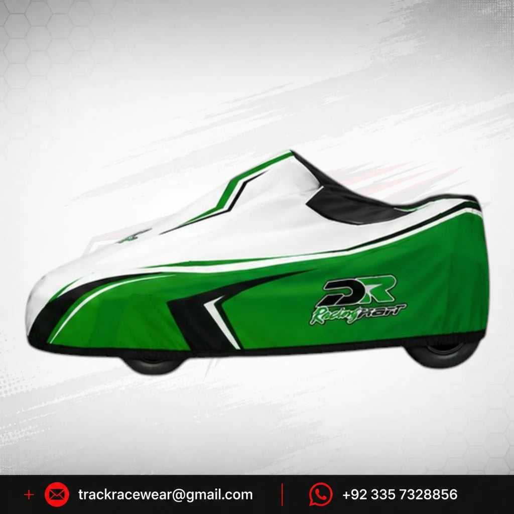 DR Racing Kart Cover Green White