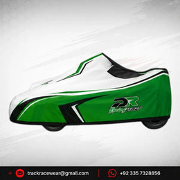 DR Racing Kart Cover Green White