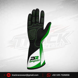 DR Racing kart - Green Karting Gloves