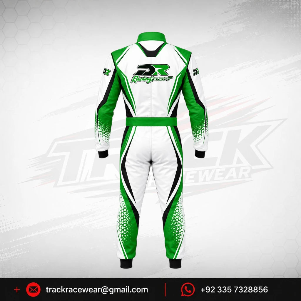 DR Racing kart - Green Kart Racing Suit