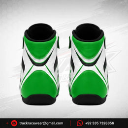 DR Racing Kart Shoes Green White