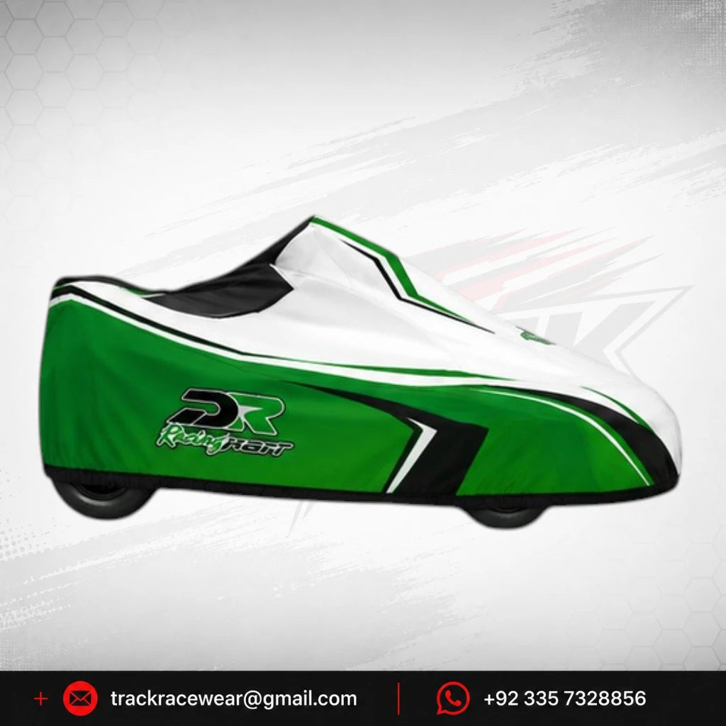 DR Racing Kart Cover Green White