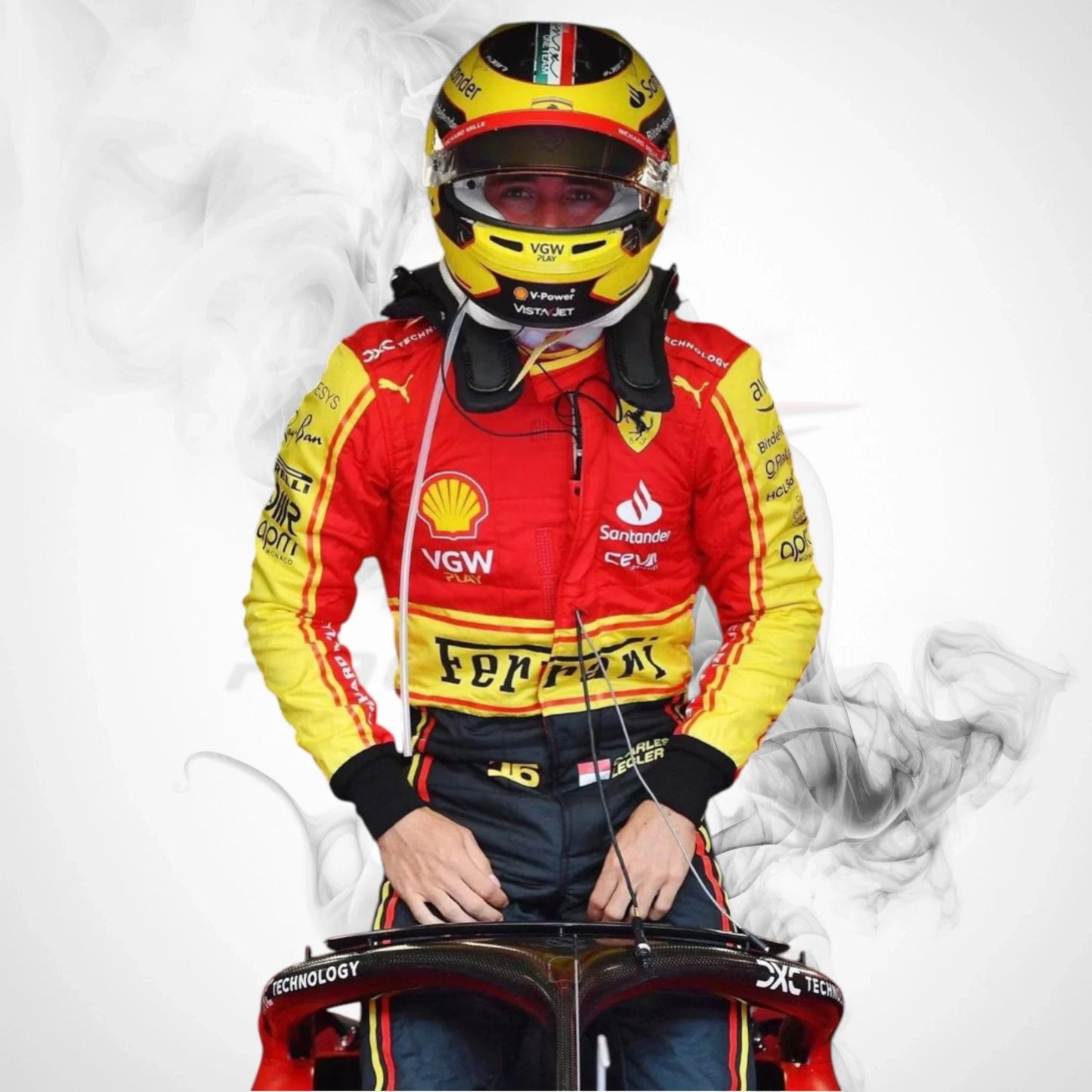 Carlos Sainz 2023 Ferrari F1 Race Suit - Monza GP