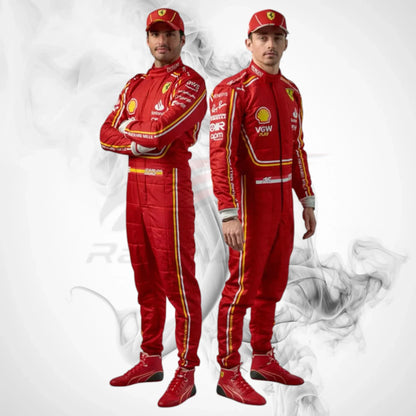 Charles Leclerc 2024 Ferrari F1 Race Suit Replica