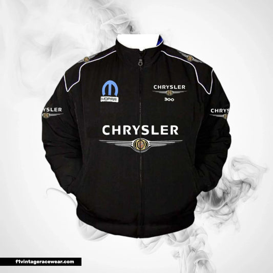Chrysler Mopar 300 Team Jacket Black Track Racing Edition