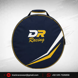 DR Racing Kart Navy Yellow Tire Bag