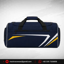 DR Racing Kart Navy Yellow White Gear Bag