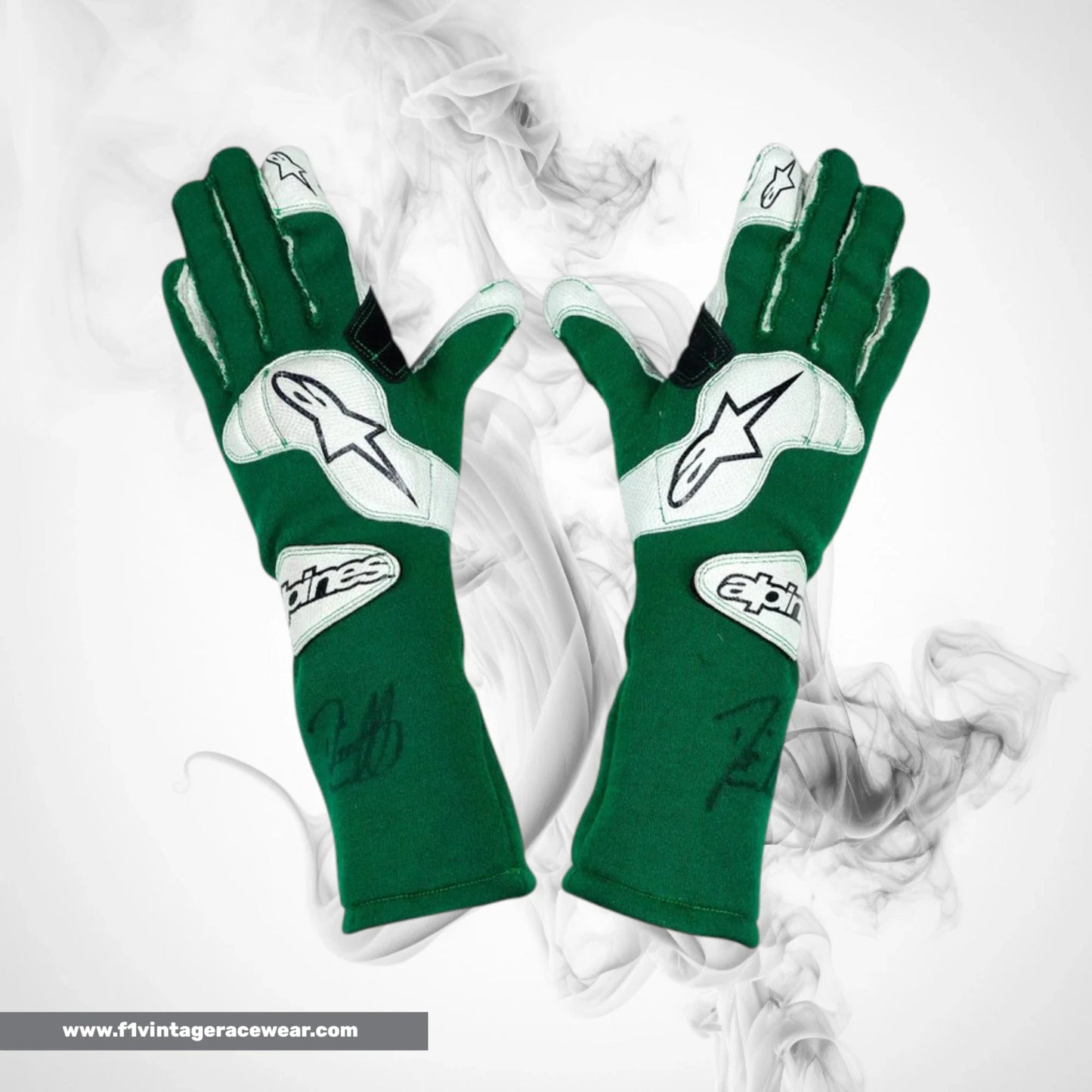 Dario Franchitti 2001 Team Kool Green IndyCar Gloves