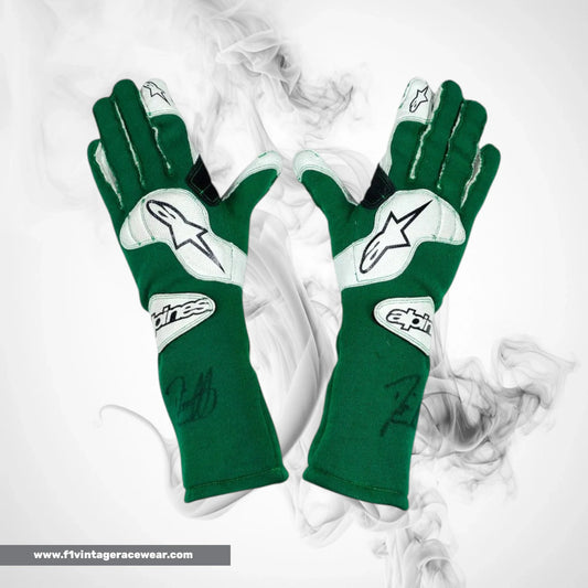 Dario Franchitti 2001 Team Kool Green IndyCar Gloves