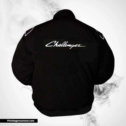 Dodge Challenger F1 Inspired Jacket Black Racing Style