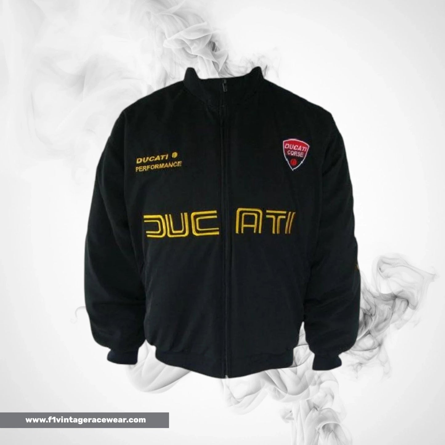 Ducati Corse Jacket Black Light Gray Racing Wear