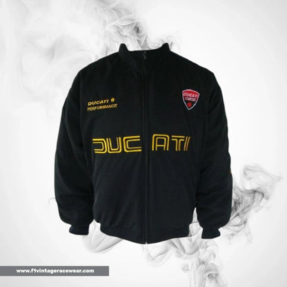 Ducati Corse Jacket Black Light Gray Racing Wear