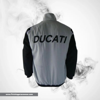Ducati Corse Team Jacket Black Light Gray Track Edition