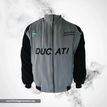 Ducati Corse Team Jacket Black Light Gray Track Edition