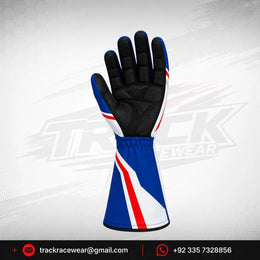 Energy Corse Karting Gloves – Blue White & Red
