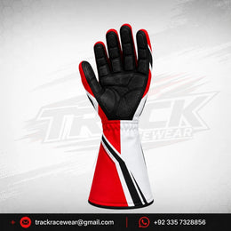 Energy Corse Karting Gloves – Red White & Black