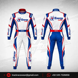 Energy Corse Karting Racing Suit – Blue White Red