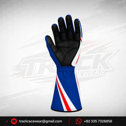Energy Corse Karting Gloves – Blue White & Red