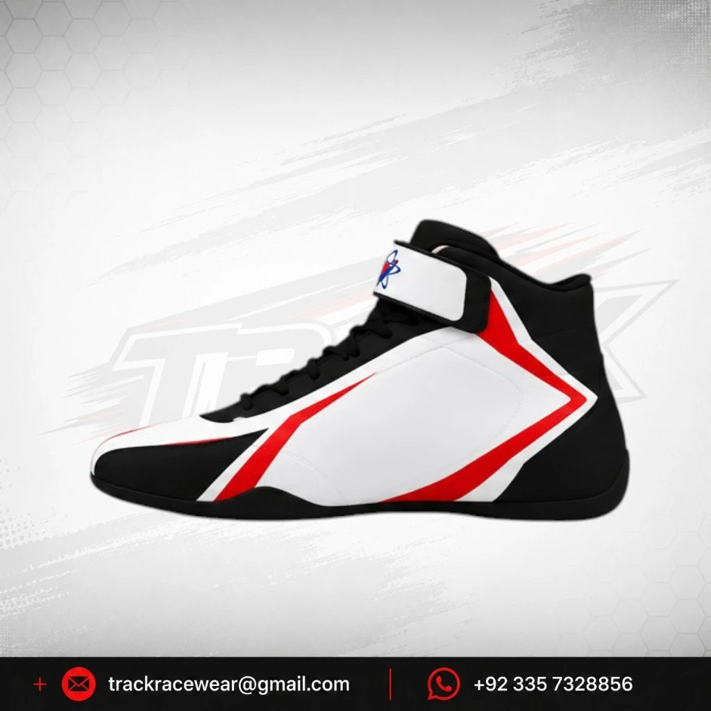 Energy Corse Racing Shoes – Black White & Red