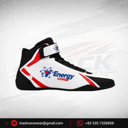 Energy Corse Racing Shoes – Black White & Red