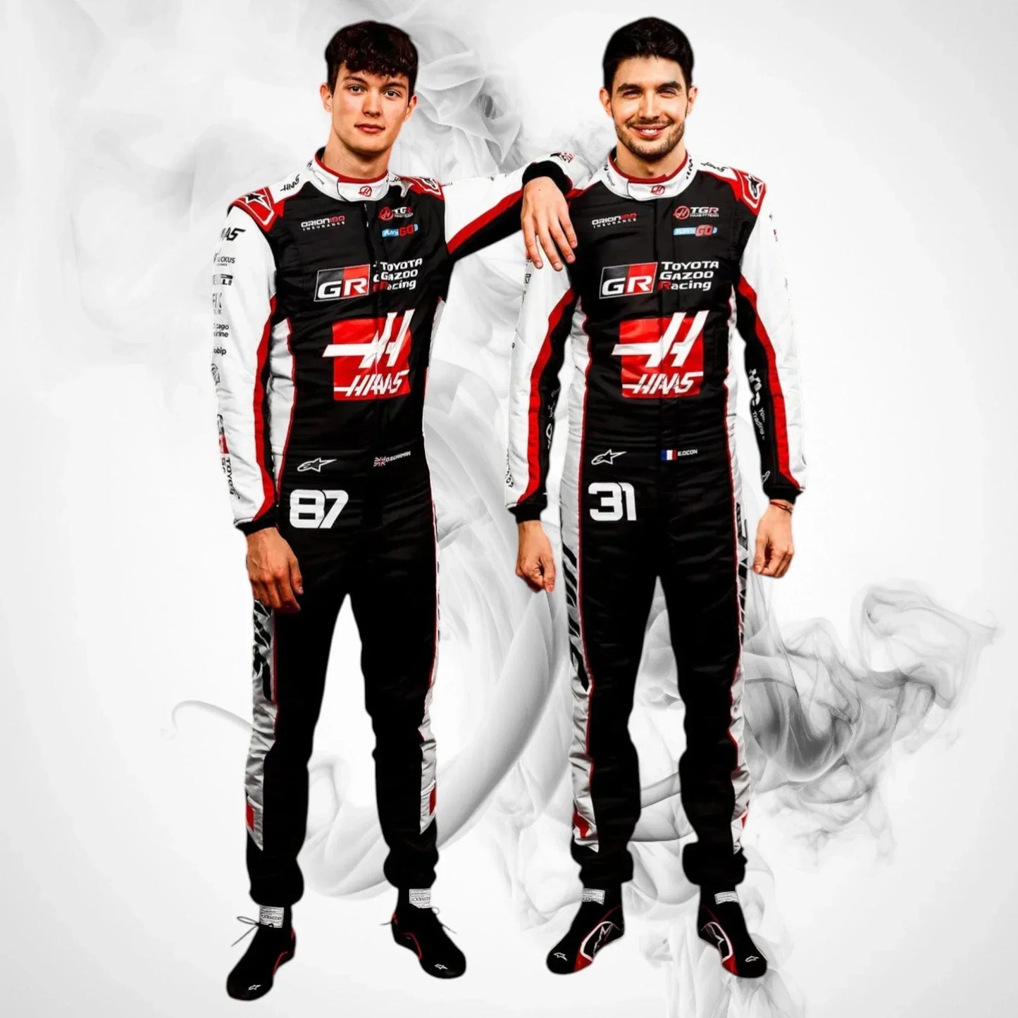 Oliver Bearman 2026 Haas F1 Racing Suit Replica - Rustle Racegear