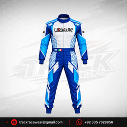 Exprit Blue & Light Blue Custom Racing Suit