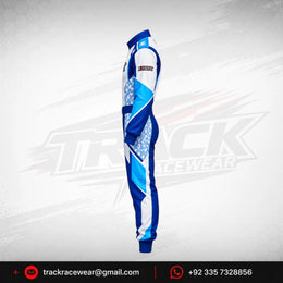Exprit Blue & Light Blue Custom Racing Suit