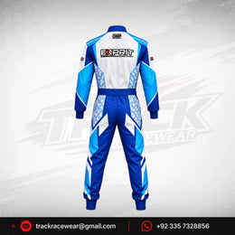 Exprit Blue & Light Blue Custom Racing Suit