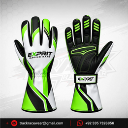 Exprit Neon Green Kart Racing Gloves
