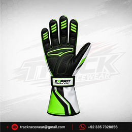 Exprit Neon Green Kart Racing Gloves