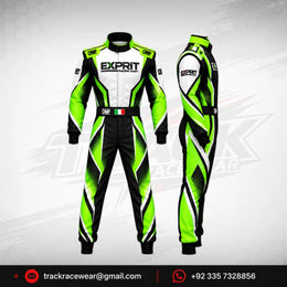 Exprit Neon Green & Black Kart Racing Suit