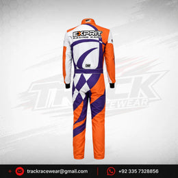 Exprit Orange & Purple Kart Racing Suit
