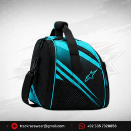 Formula K Turquoise Black Motorcycle Helmet Travel Bag