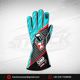 Formula K KS-AT Performance Karting Gloves with Carbon-Style Grip Design
