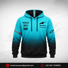 Formula K Turquoise & Black Motorsport Hoodie