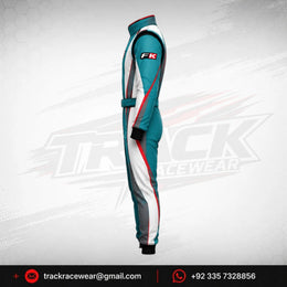 Custom Turquoise Kart Racing Suit – FK Racewear Performance Motorsport Suit