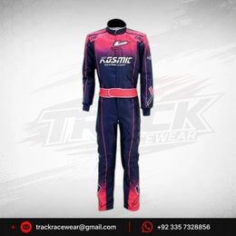 Kosmic Pink & Navy Karting Racing Suit – OMP Motorsport