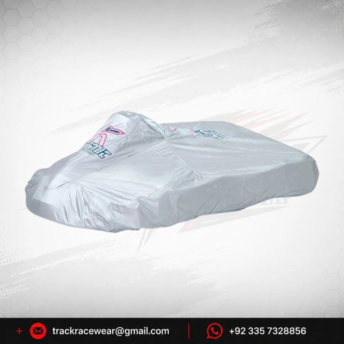 Kosmic Kart Racing Cover – Silver Protective Go-Kart Storage Cover