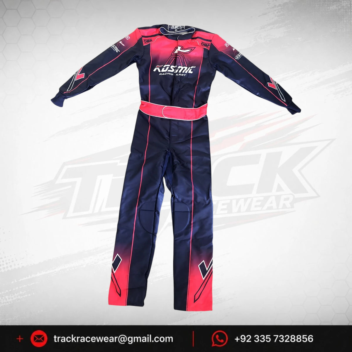Kosmic Pink & Navy Karting Racing Suit – OMP Motorsport