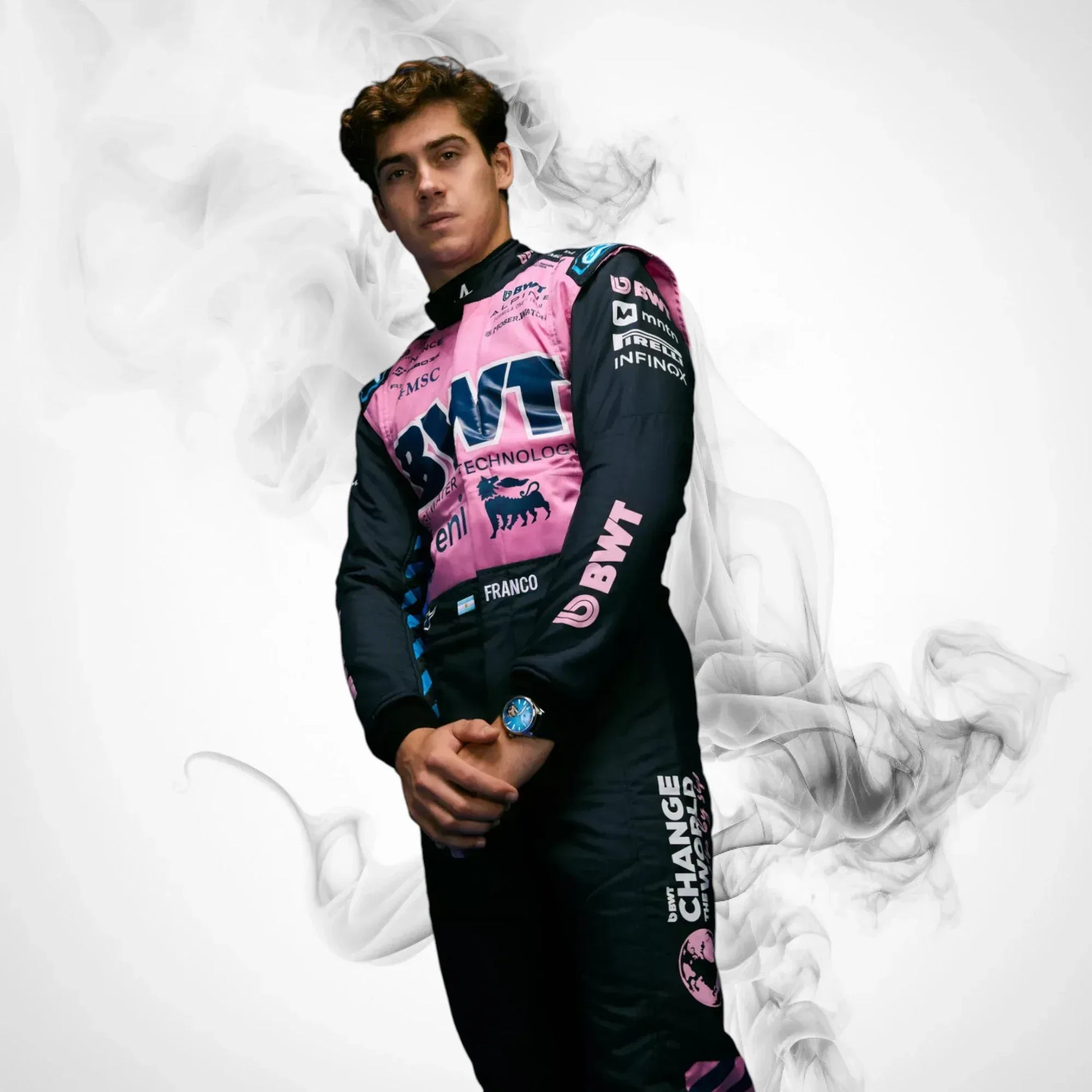 Franco Colapinto 2025 Alpine F1 Race Suit Replica - Rustle Racegear