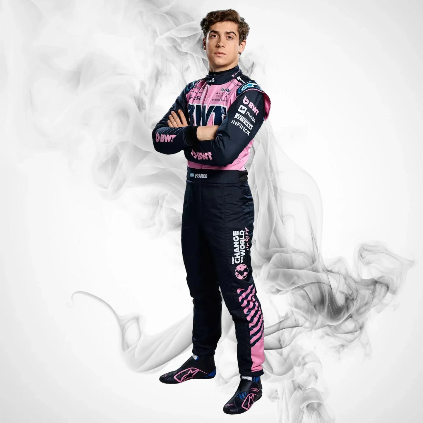 Franco Colapinto 2025 Alpine F1 Race Suit Replica - Rustle Racegear